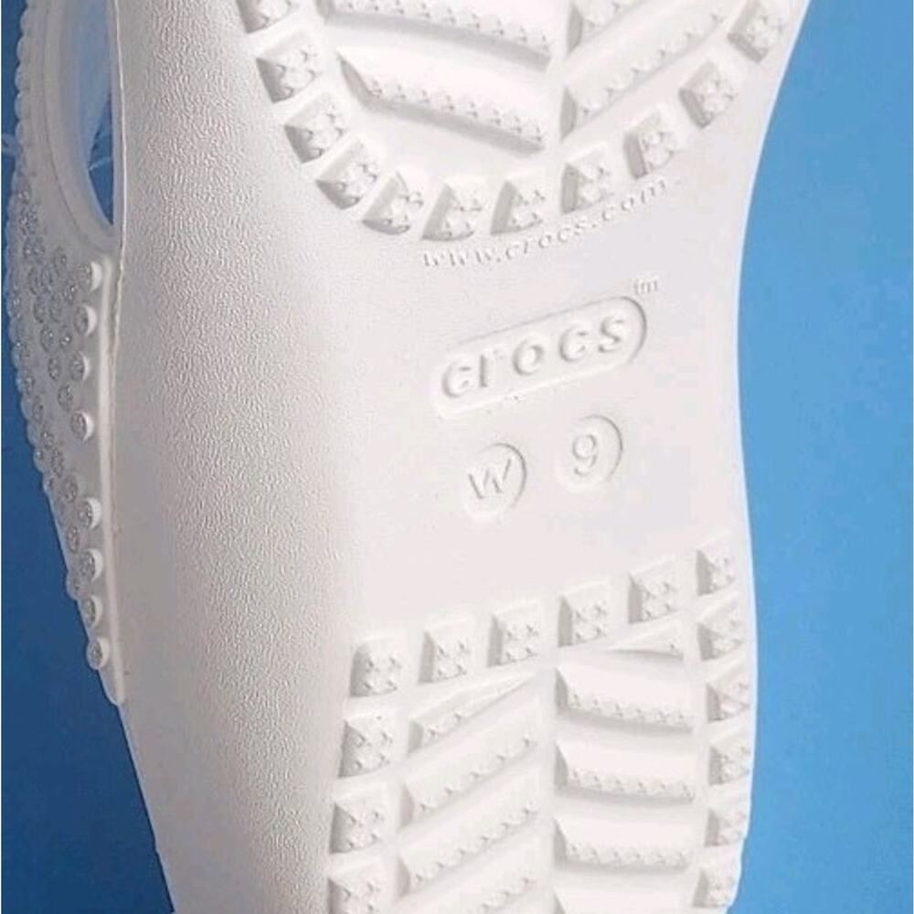 NWT Crocs Womens Kadee II Jewels Sandals Size 9 White Diamante Embellishments. - Picture 7 of 7